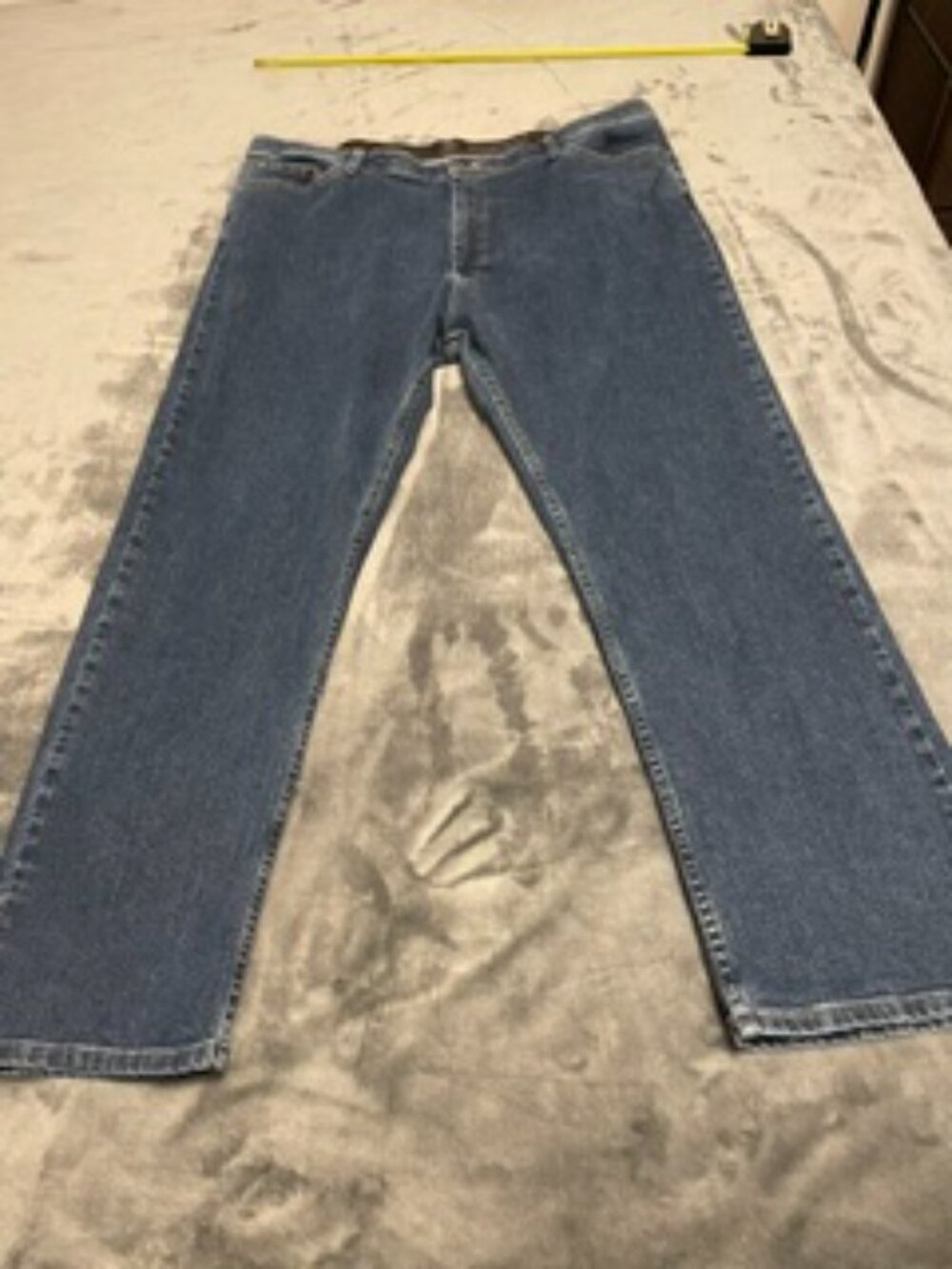 Wrangler Men's Flex-Waste Denim Blue Jeans 42/30